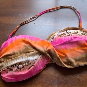 NWT Kenneth Cole Bandeau Bikini Top Size Small